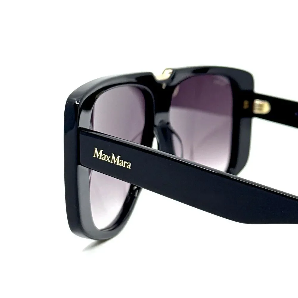 New, MAXMARA Sunglasses Spark1 MM0075 01B Authentic